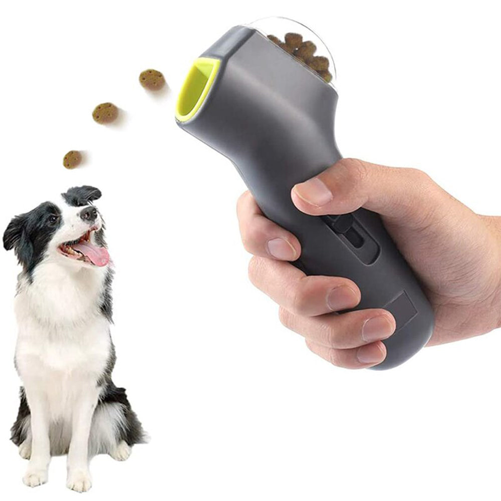 automatic dog treat launcher