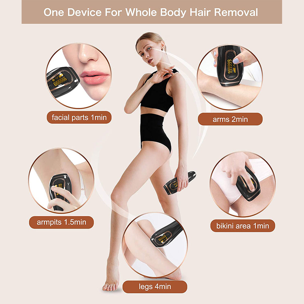 Flash Photon Laser Portable Epilator Hair Removal Machine AU Plug