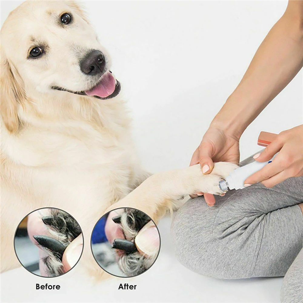 Battery-Operated Pet Nail Grinder and Claw Trimmer_2