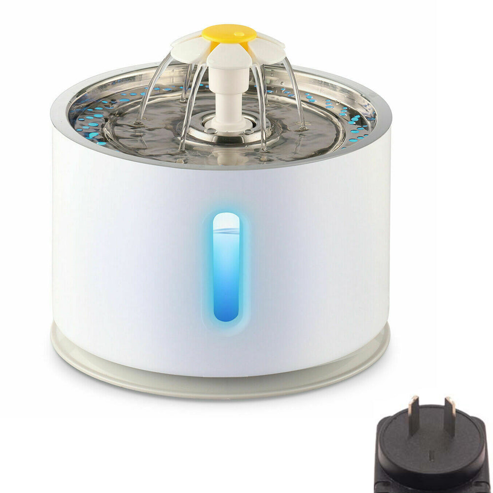 Automatic Pet Water Fountain with Pump and LED Indicator( UK/AU/EU/US plug)_11