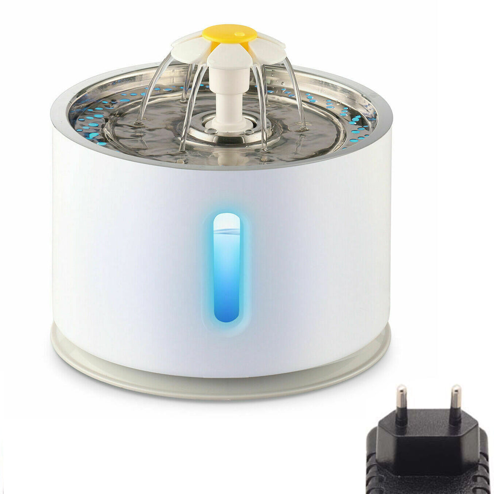 Automatic Pet Water Fountain with Pump and LED Indicator( UK/AU/EU/US plug)_12