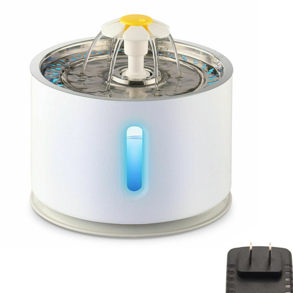 Automatic Pet Water Fountain with Pump and LED Indicator( UK/AU/EU/US plug)_14