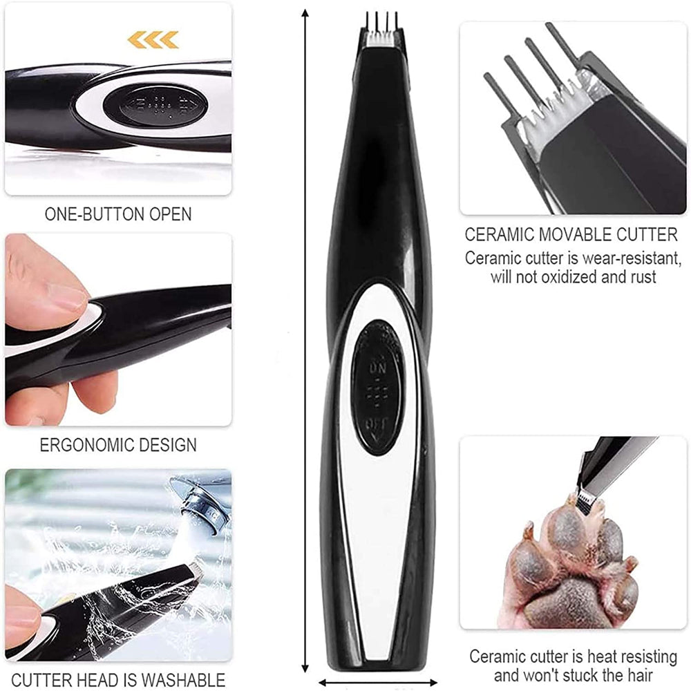 Electric Pet Hair Clipper and Trimmer Pet Grooming Tool- USB Charging_8