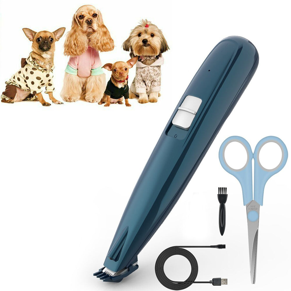 Low Noise USB Rechargeable Grooming Safe Nail Clipper for Pets_1