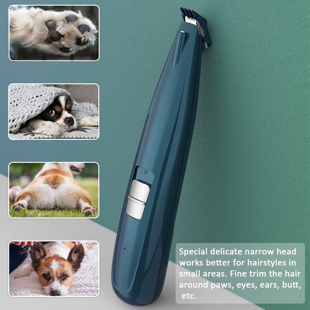 Low Noise USB Rechargeable Grooming Safe Nail Clipper for Pets_7