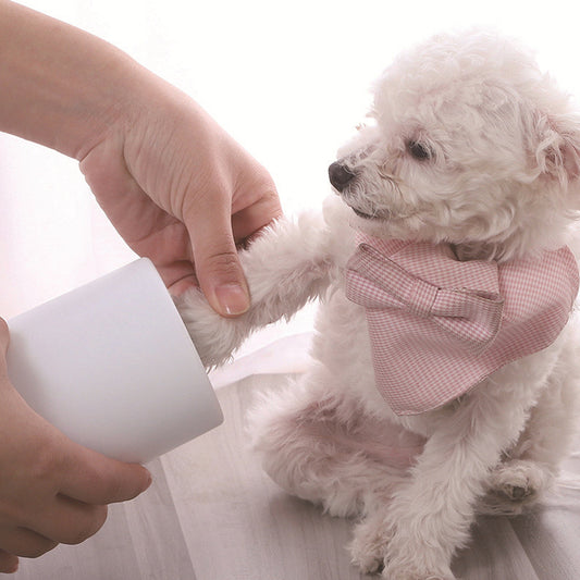 Silicone Portable Paw Pet Cleaning Foot Washer Cup_0