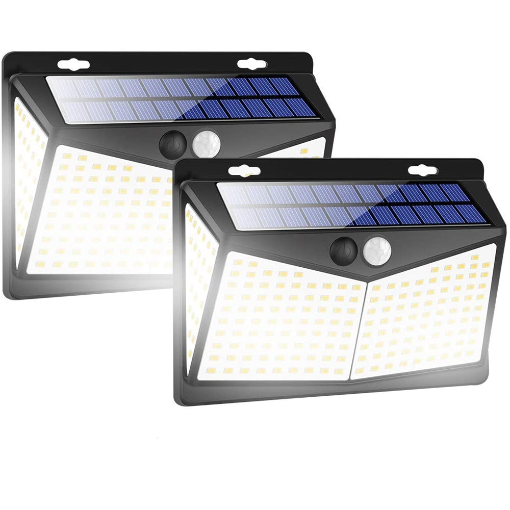 1/2 Pack Solar Powered 208 LED Outdoor Garden Lamp_1