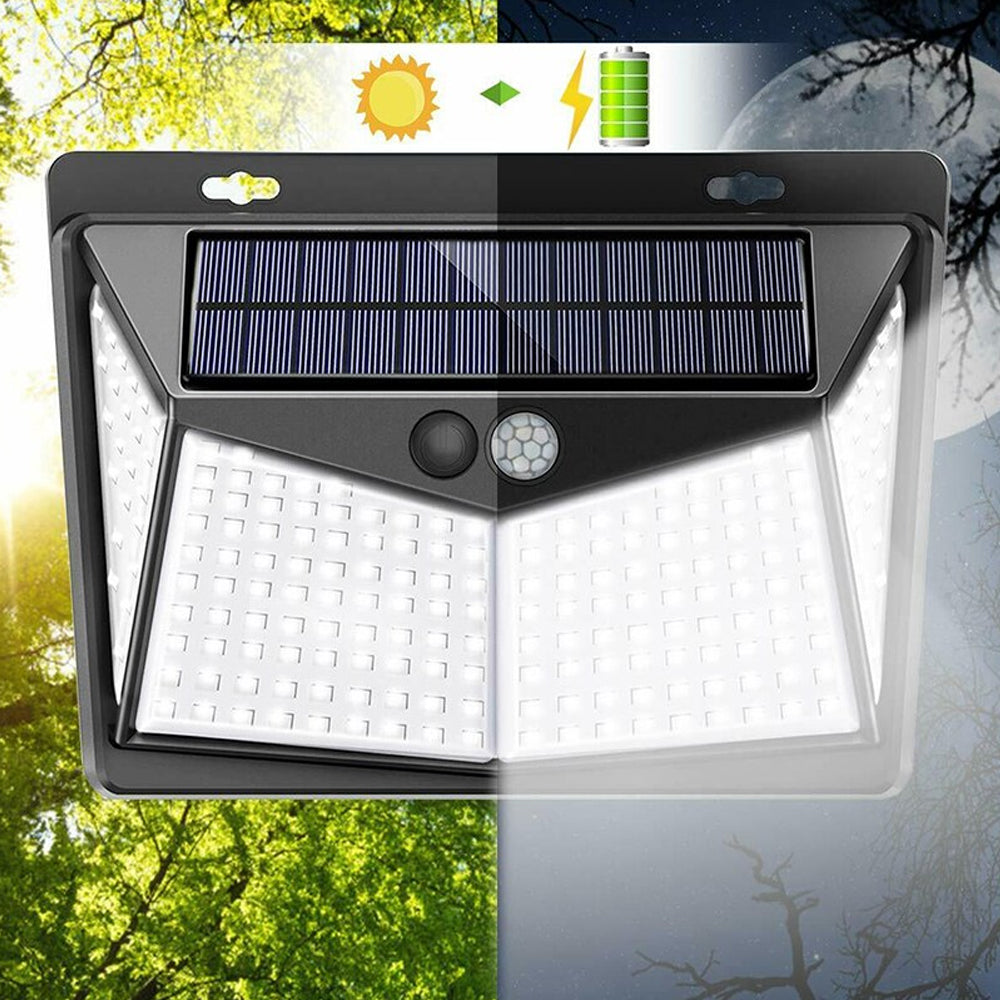 1/2 Pack Solar Powered 208 LED Outdoor Garden Lamp_7