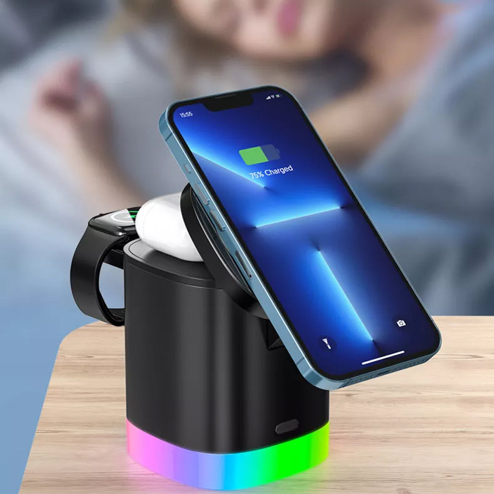 3-in-1 USB Wireless Magnetic Charger with RGB Backlight_13