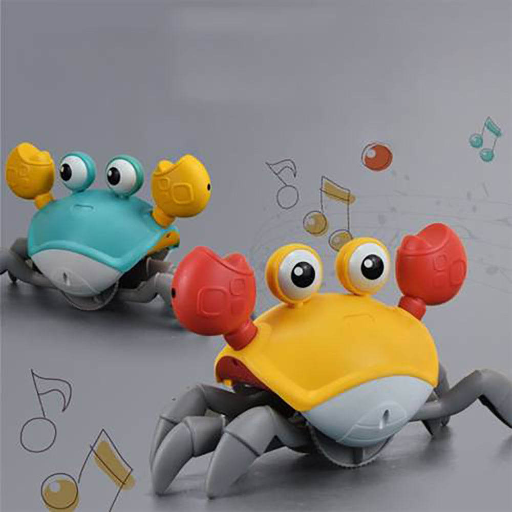 Crawling Crab Sensory Toy with Music and LED Light-USB Rechargeable_3