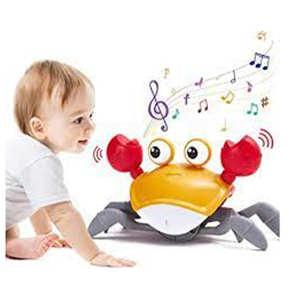 Crawling Crab Sensory Toy with Music and LED Light-USB Rechargeable_11