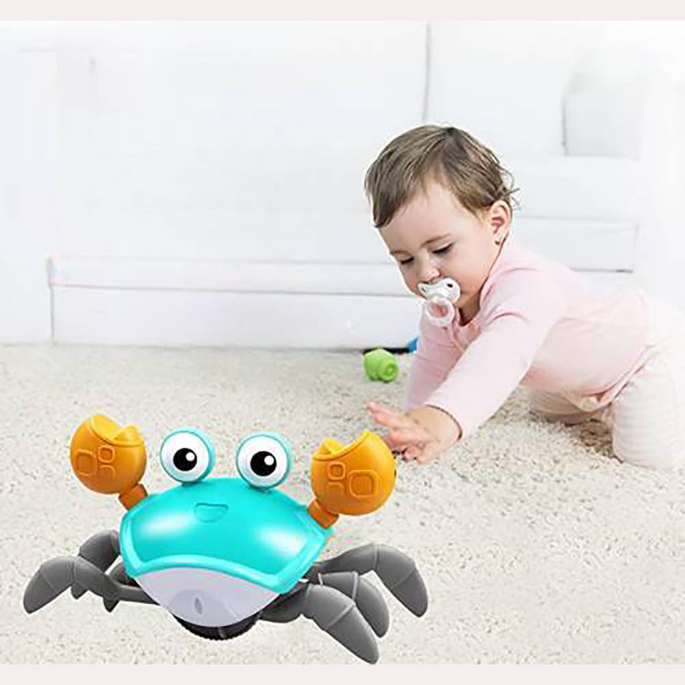 Crawling Crab Sensory Toy with Music and LED Light-USB Rechargeable_10