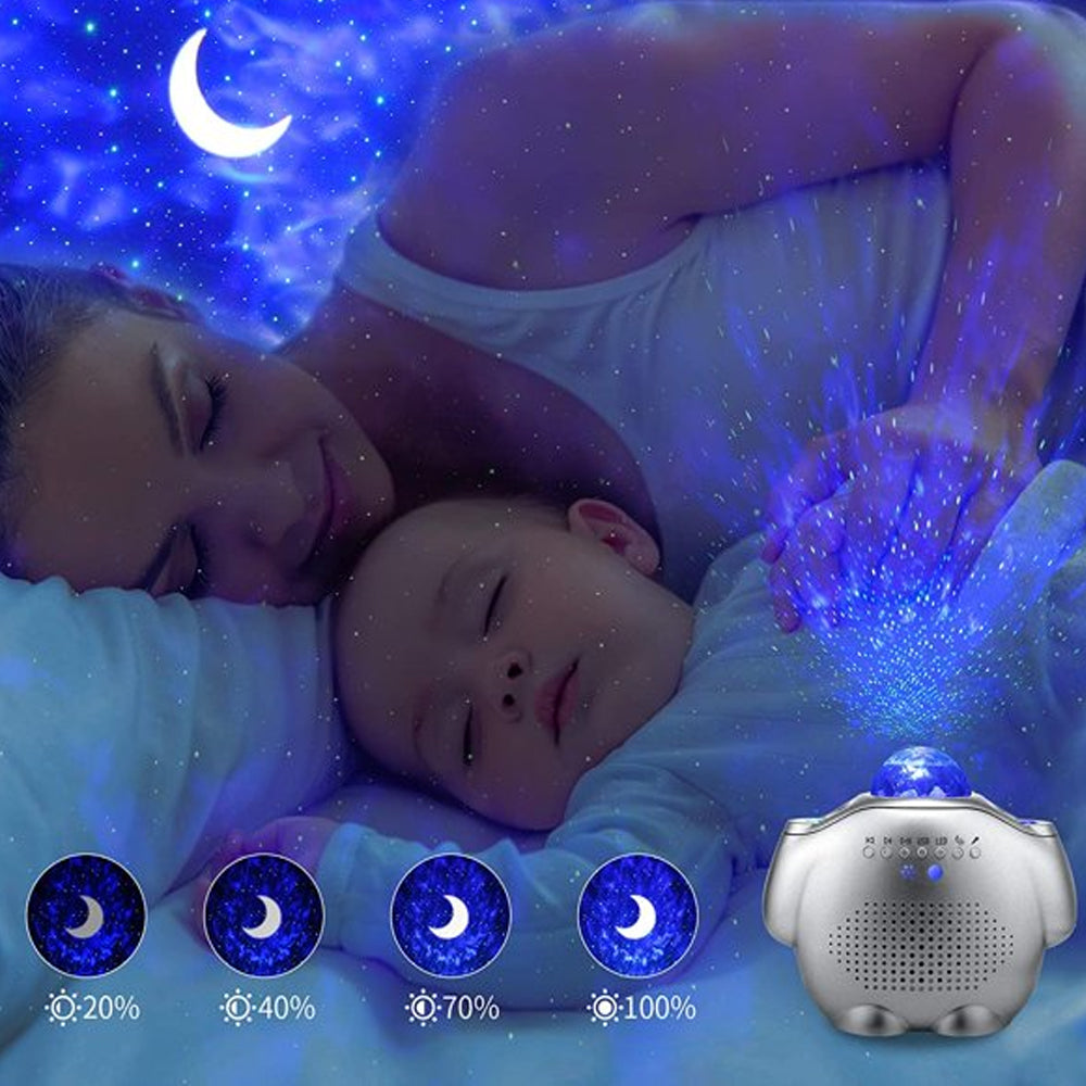 4 in 1 LED Galaxy Night Light Projector and BT Speaker-USB Rechargable_7