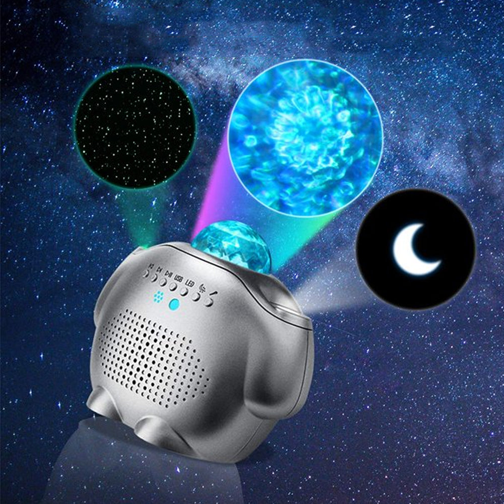 4 in 1 LED Galaxy Night Light Projector and BT Speaker-USB Rechargable_10