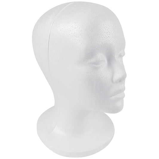 SHANY Styrofoam Model Heads/Hat Wig Foam Mannequin - 12" Round base - SHOP  - FOAM HEADS - ITEM# SH-FOAMHEAD-PARENT
